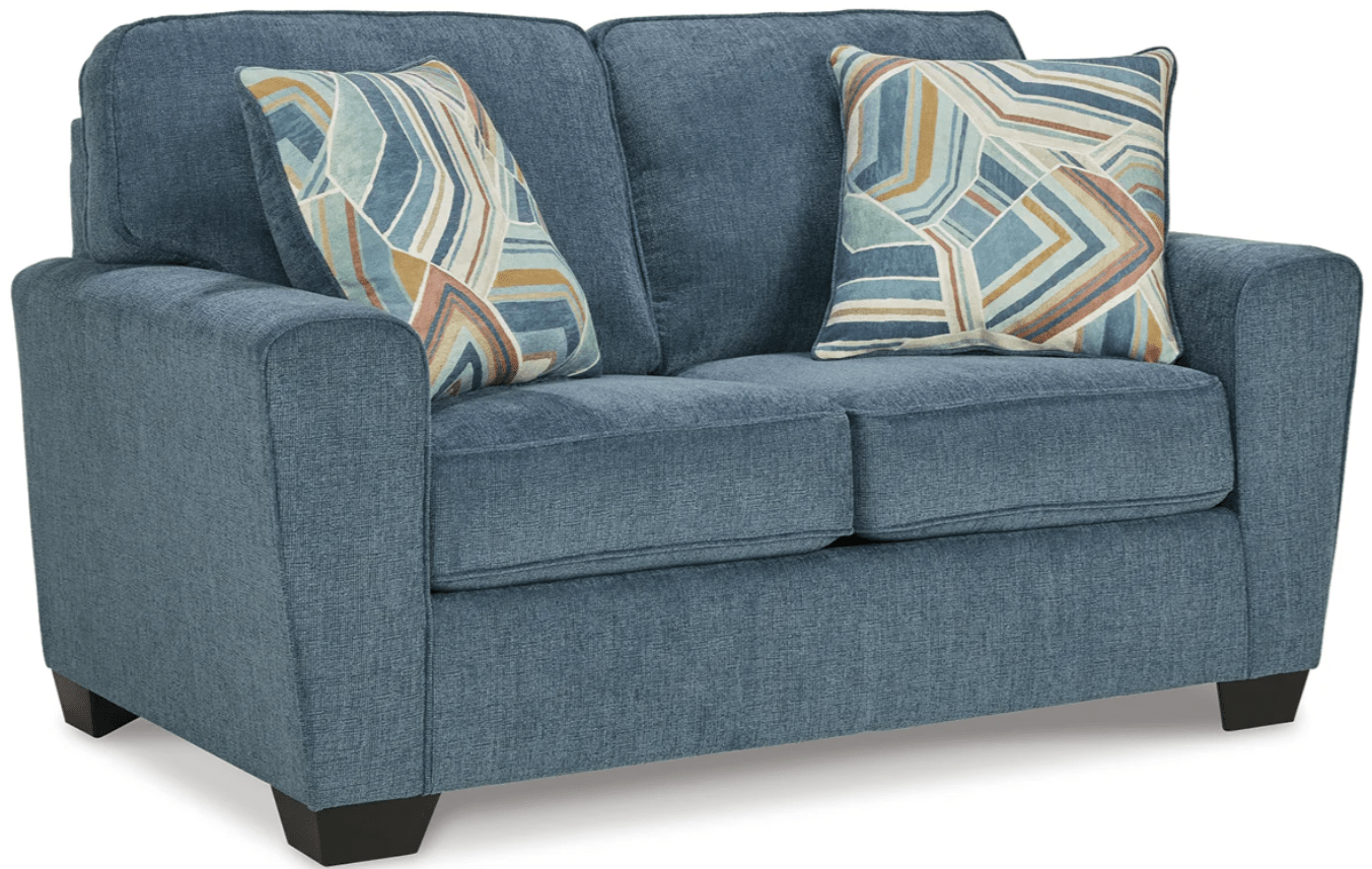 AshleyAshley Cashton - 40605 - Sofa, Loveseat, Chair, Ottoman - Blue