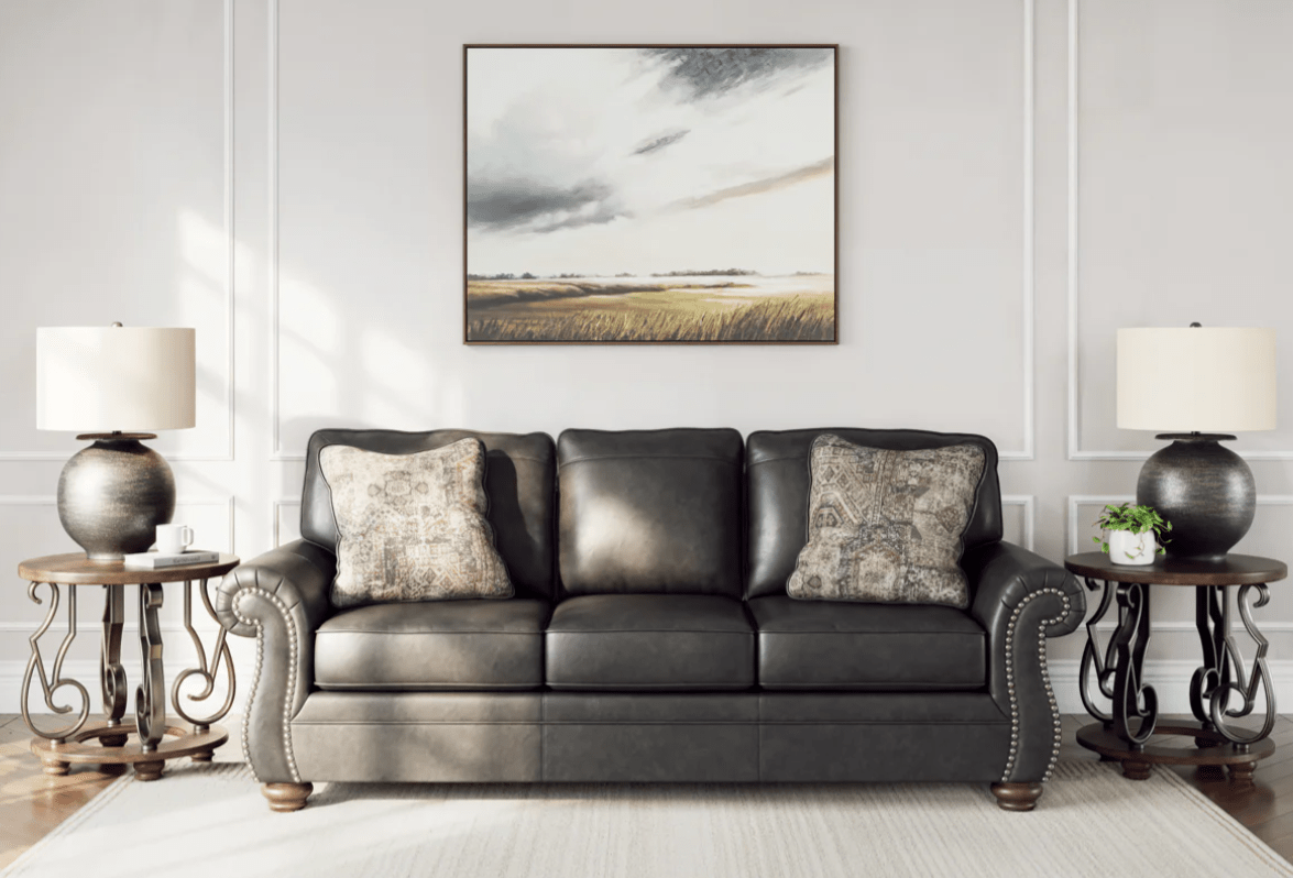 AshleyAshley Chasemore - Sofa, Loveseat - Granite - PC55903