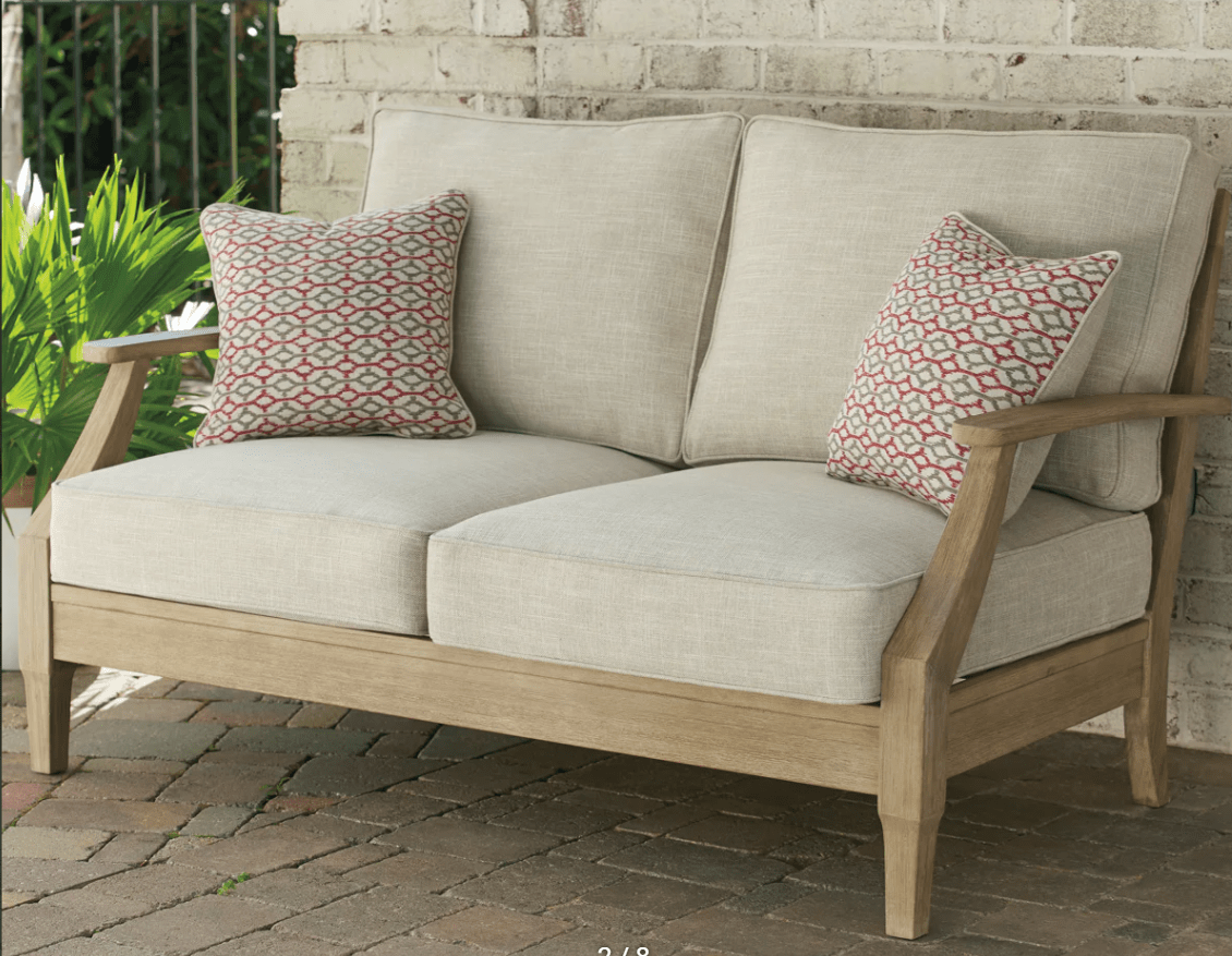 AshleyAshley Clare View - Loveseat w/Cushion - Beige P801 - 835