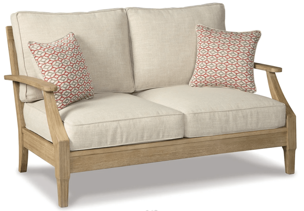 AshleyAshley Clare View - Loveseat w/Cushion - Beige P801 - 835