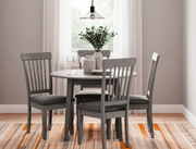 AshleyAshley D194 Shullden - Round Drm Drop Leaf Table - Gray