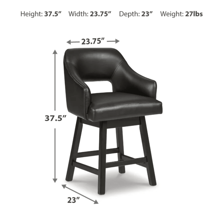 AshleyAshley D380 Tallenger - UPH Swivel Barstool (Set of 2)