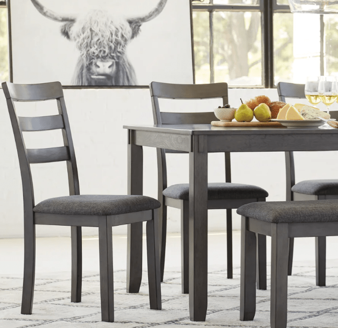 AshleyAshley D383 - 325 Bridson - RECT DRM Table Set (Set of 6) - Gray