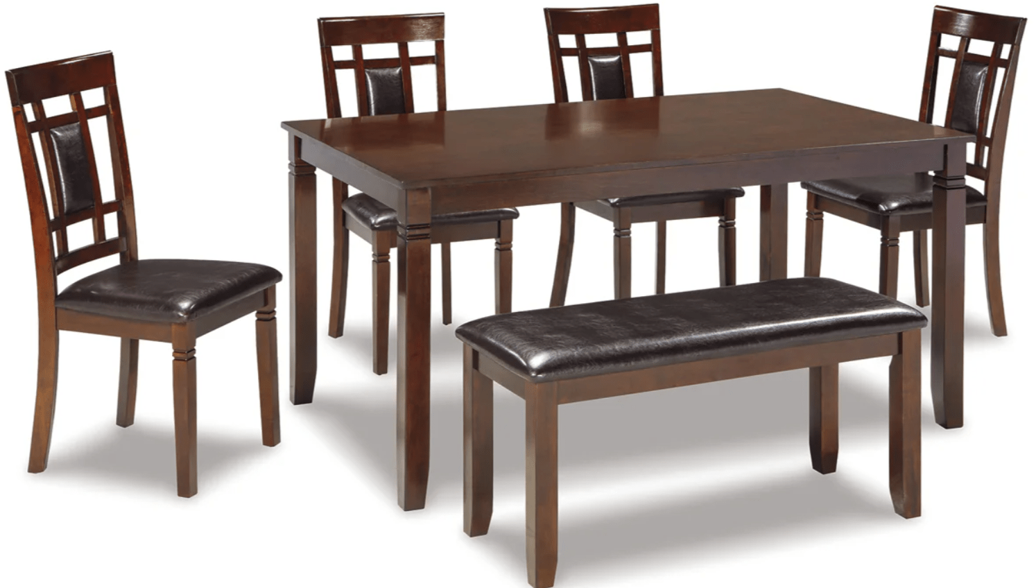 AshleyAshley D384 Bennox - Dining Room Table Set (Set of 6) - Brown