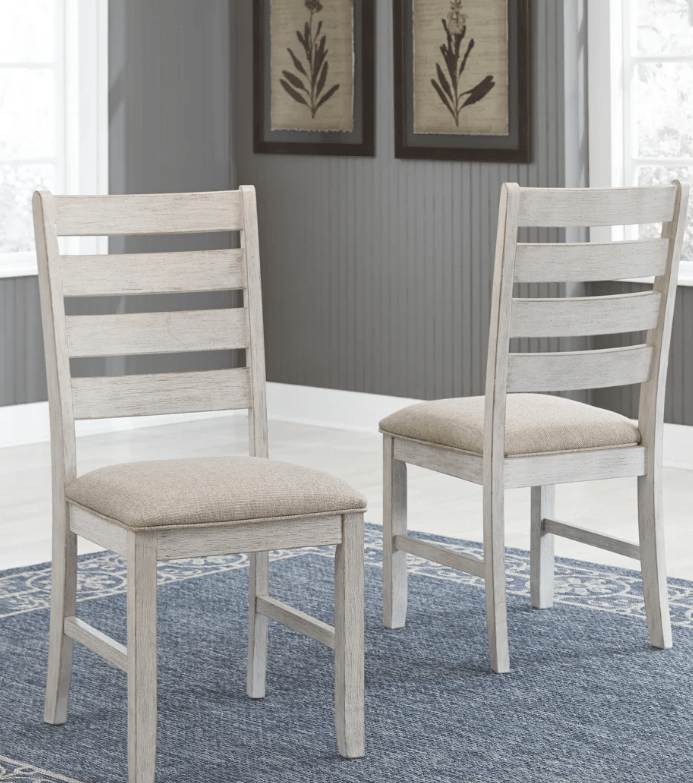 AshleyAshley D394 - 25 Skempton - RECT DRM Table w/Storage - White