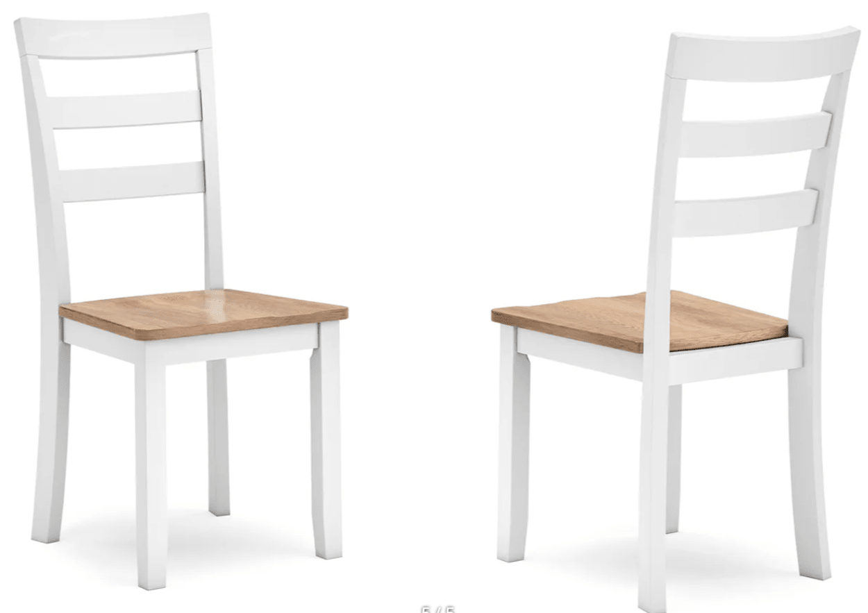AshleyAshley D398 Gesthaven - Round Dining Room Drop Leaf Table - Natural / White