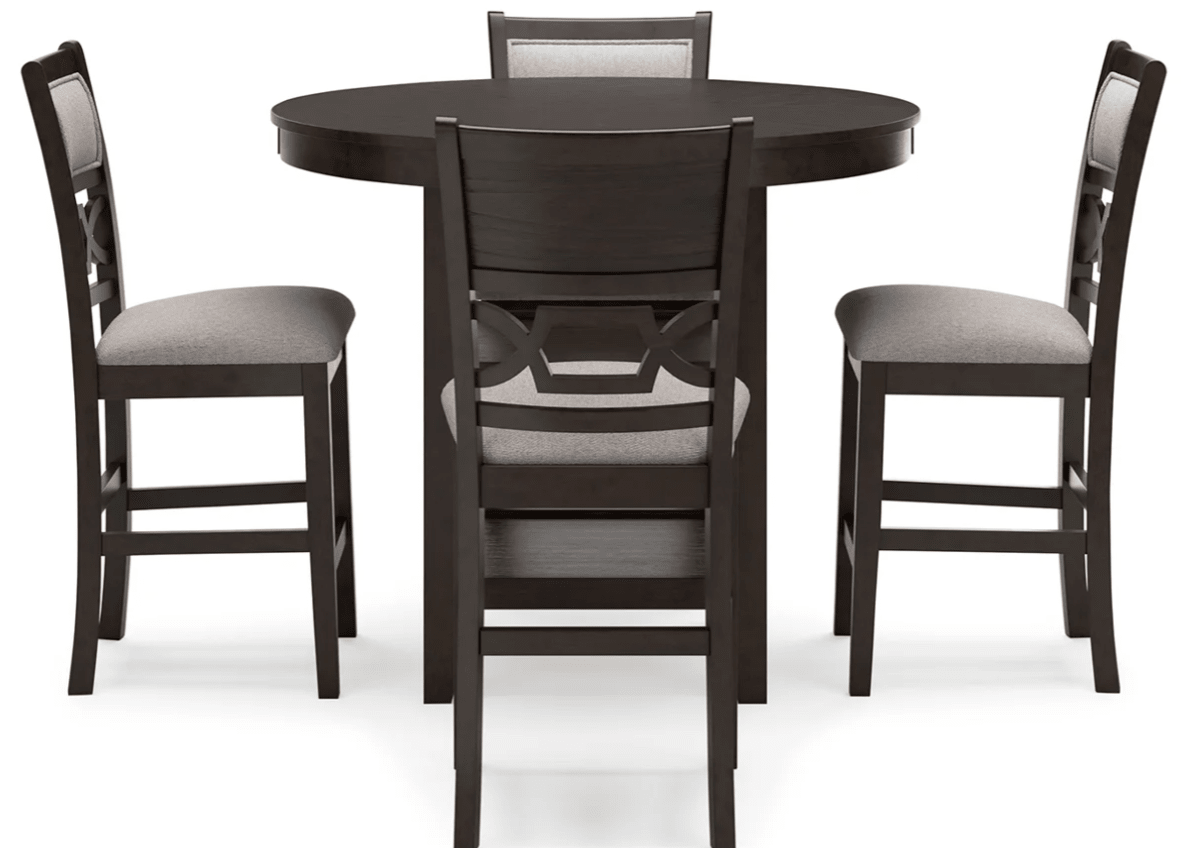 AshleyAshley D422 - 223 Langwest - Dining Room Counter Table Set (Set of 5) - Brown