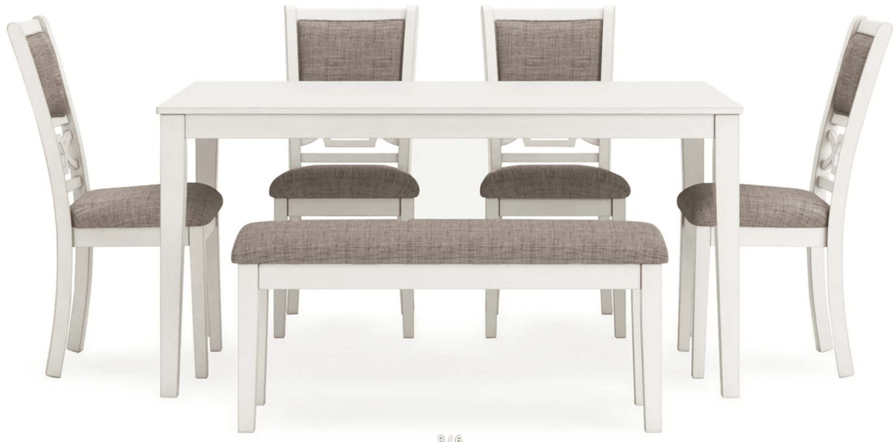 AshleyAshley D423 - 325 Erinberg - Dining Room Table Set (Set of 6) - Antique White