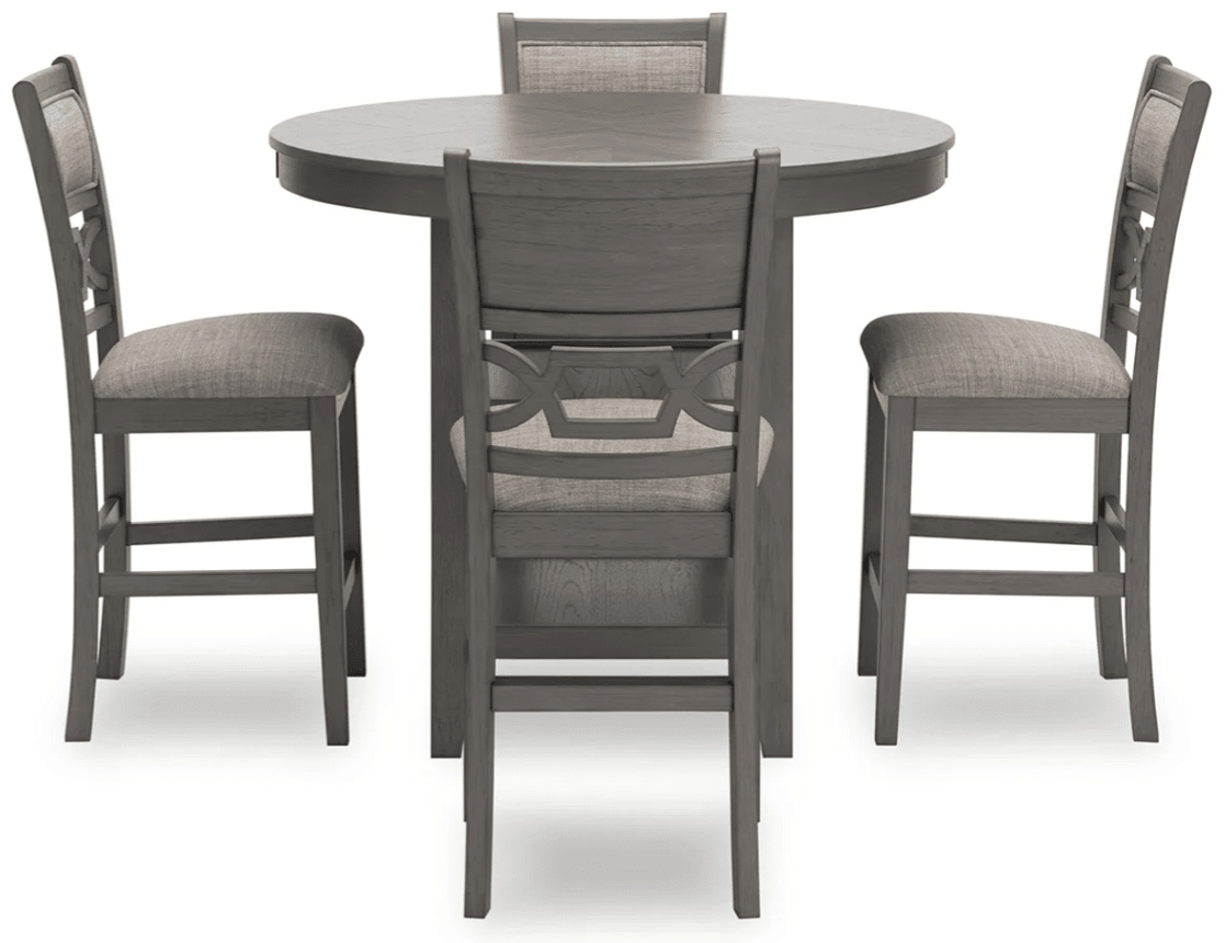 AshleyAshley D425 - 223 Wrenning - Drm Counter Table Set (Set of 5) - Gray