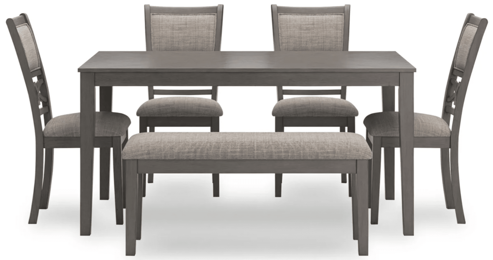 AshleyAshley D425 - 325 Wrenning - Dining Room Table Set (Set of 6) - Gray