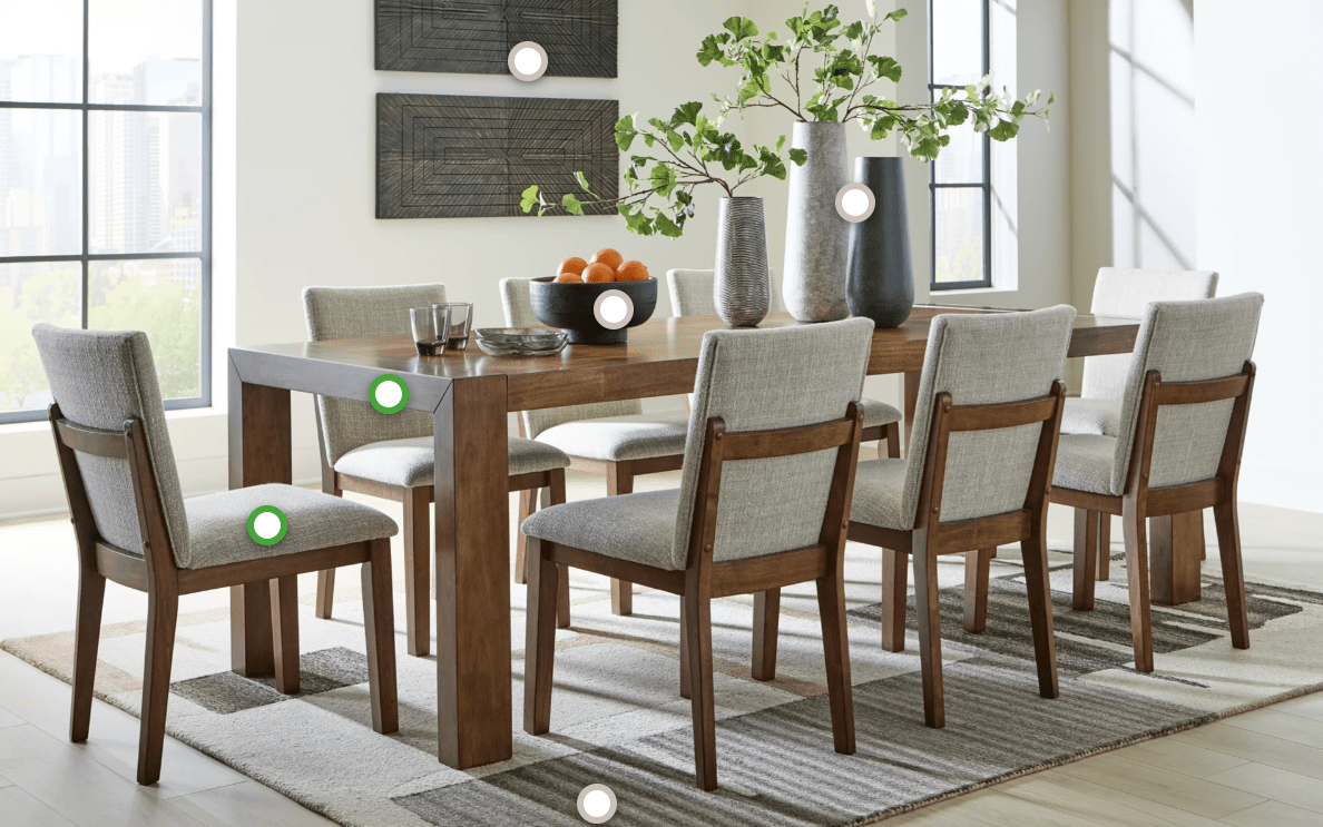 AshleyAshley D496 7pc Dining Set