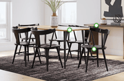 AshleyAshley D501 Gretlynn - Rectangular Dining Room Table - Black / Natural