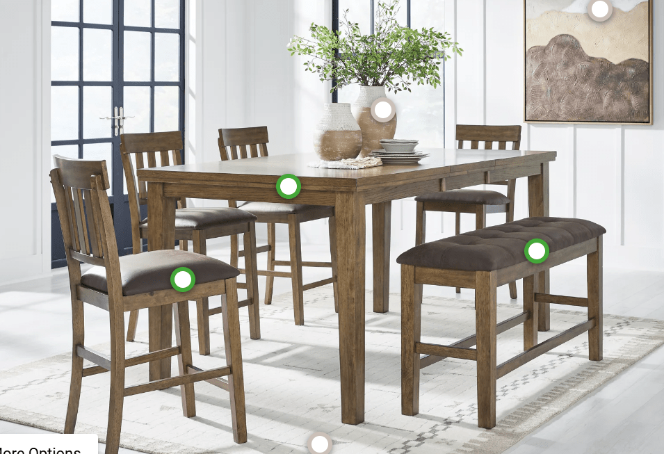 AshleyAshley D592 - 32 Urbinforte - Counter Height Dining Extension Table - Light Brown