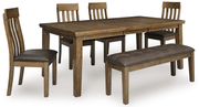 AshleyAshley D592 - 35 Urbinforte - Dining Room Butterfly Extension Table - Light Brown