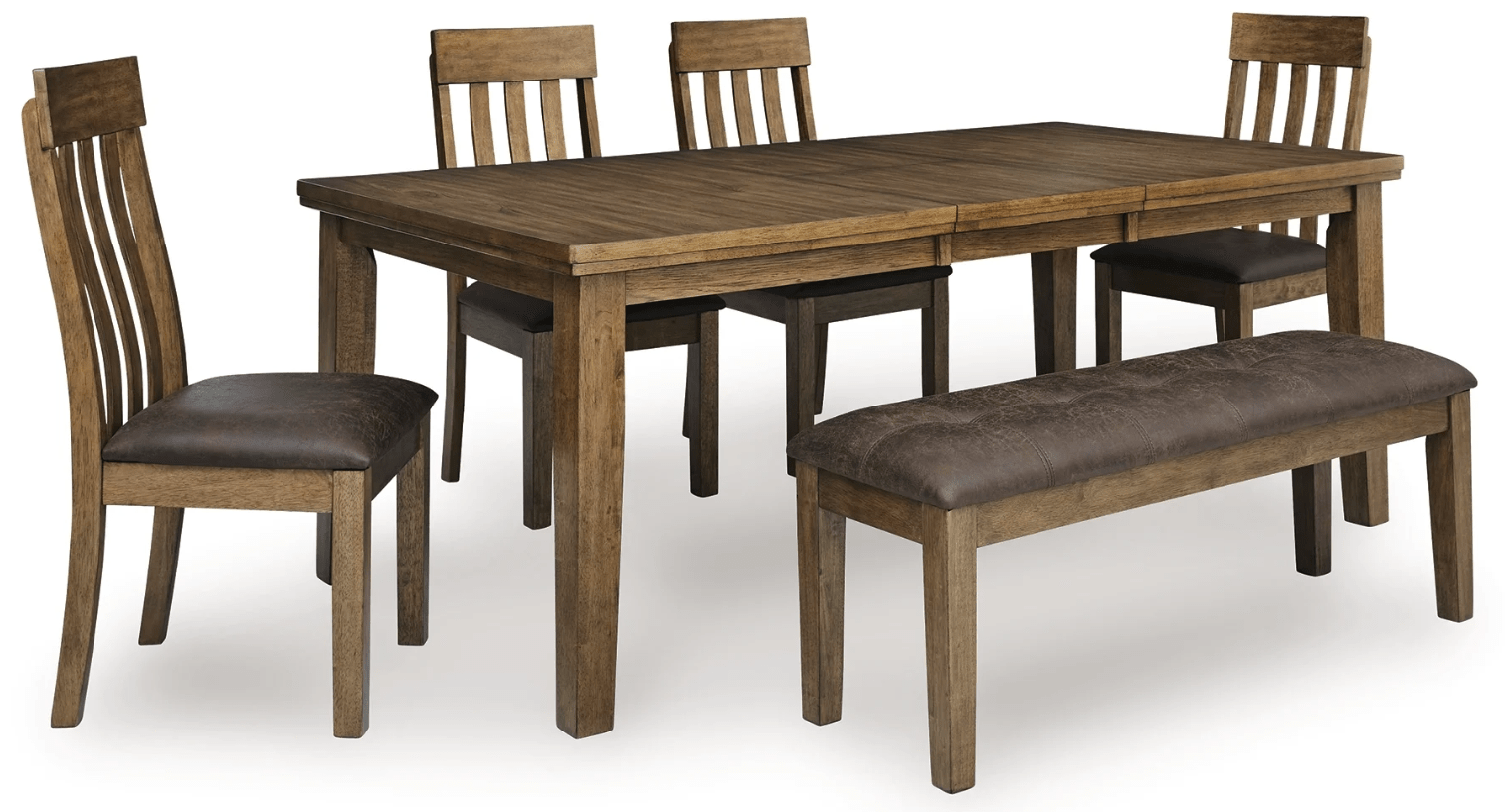 AshleyAshley D592 - 35 Urbinforte - Dining Room Butterfly Extension Table - Light Brown