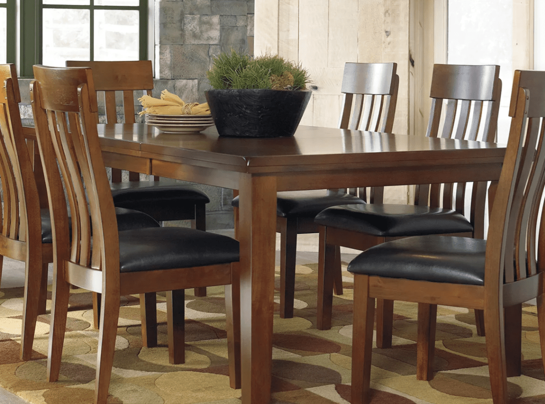 AshleyAshley D594 Ralene - Rectangular Dining Room Butterfly Extension Table - Medium Brown