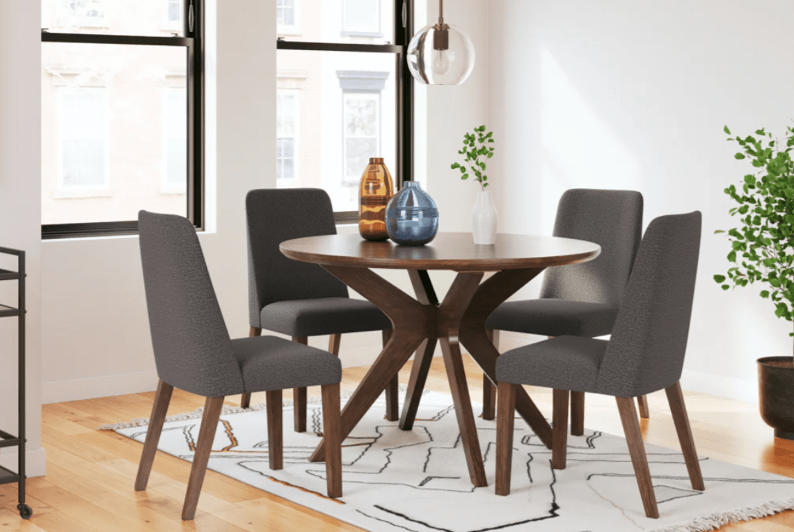 AshleyAshley D615 - 35 Lyncott - Rectangular Dining Room Butterfly Extension Table - Brown