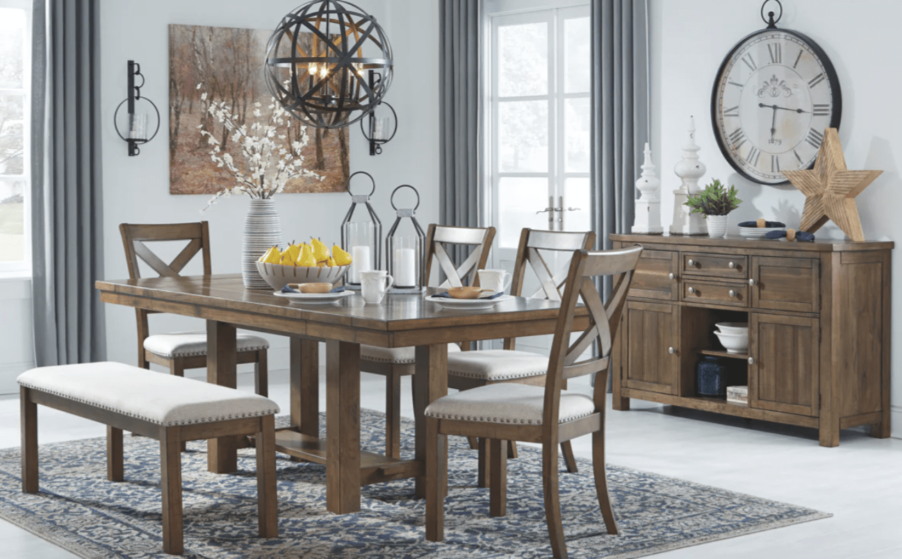 AshleyAshley D631 - 00 Moriville - Upholstered Bench - Beige