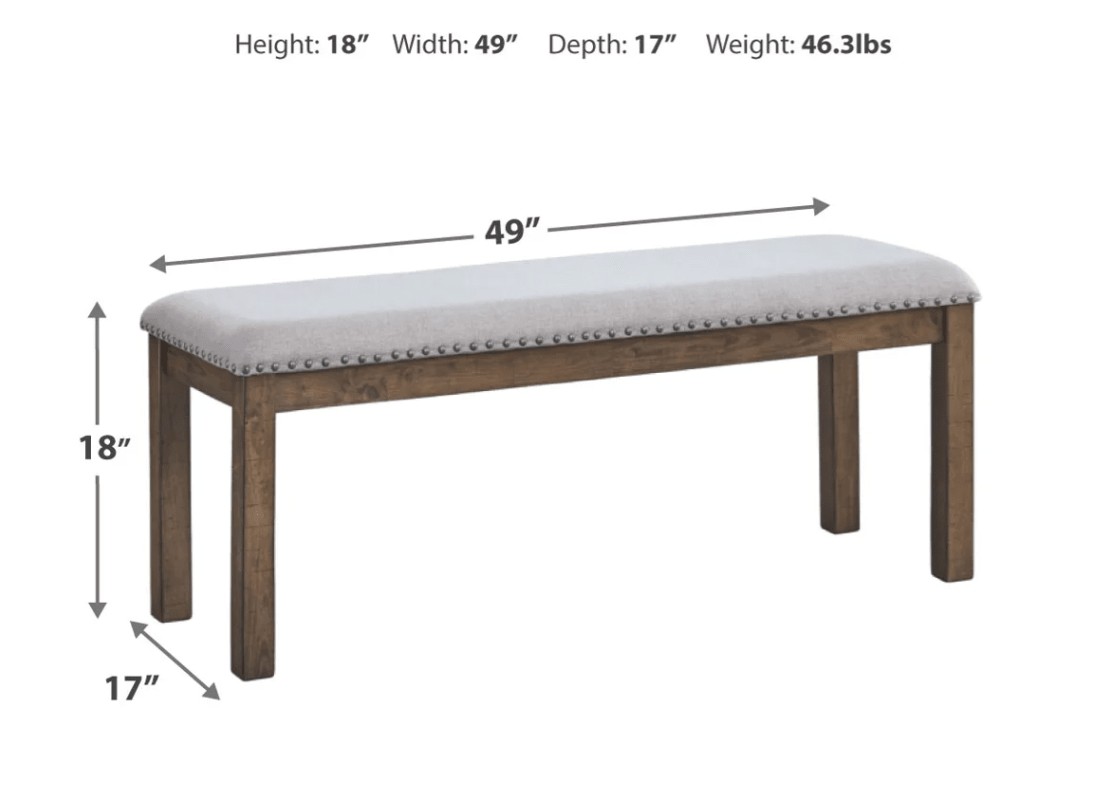 AshleyAshley D631 - 00 Moriville - Upholstered Bench - Beige