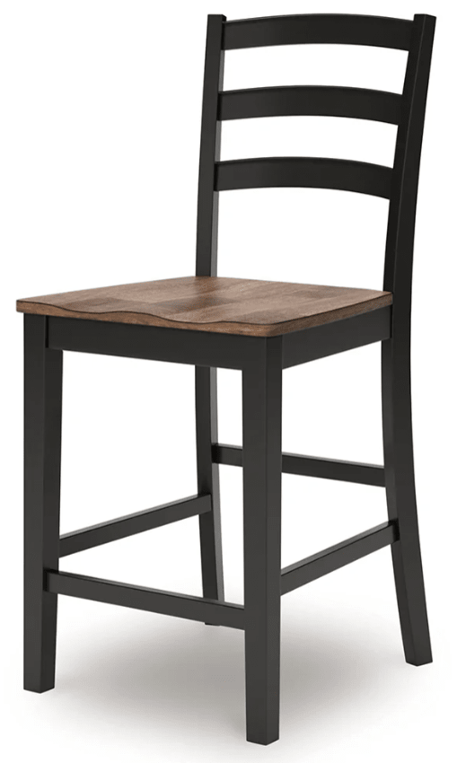 AshleyAshley D634 - 124 Wildenauer - Barstool (Set of 2) - Brown / Black