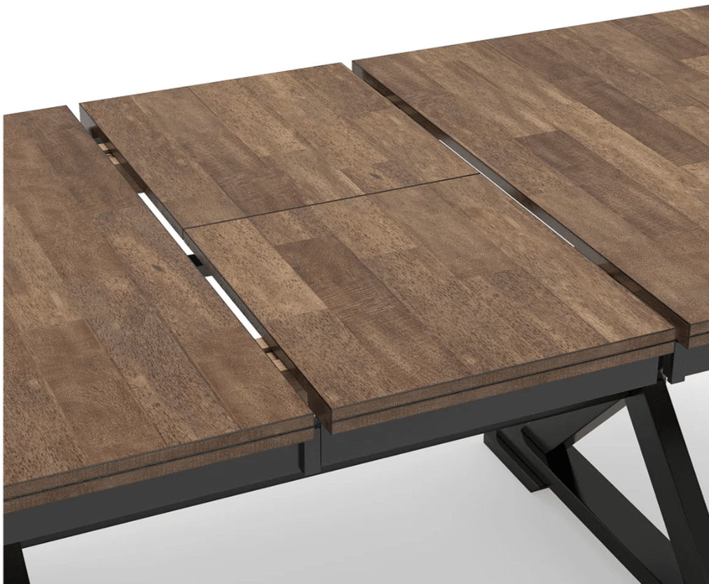 AshleyAshley D634 - 35 Wildenauer - Extension Table, - Brown / Black