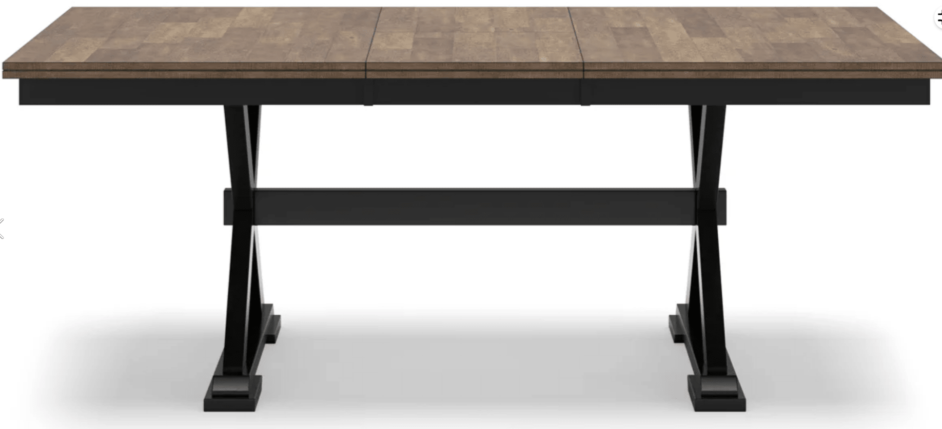 AshleyAshley D634 - 35 Wildenauer - Extension Table, - Brown / Black