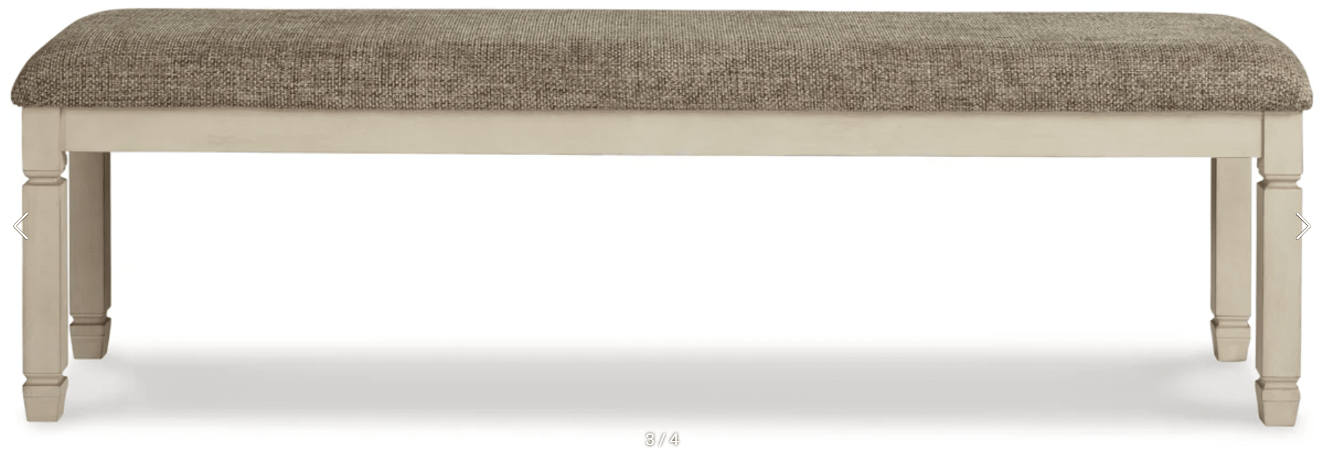 AshleyAshley D647 - 08 Bolanburg - Extra Large UPH DRM Bench - Brown / Beige