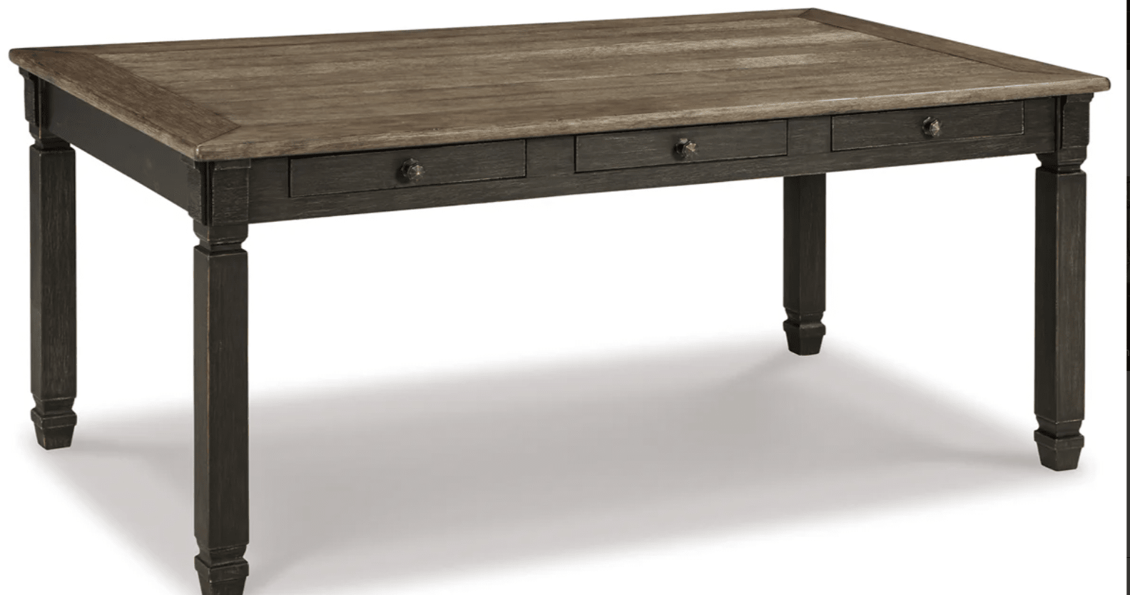 AshleyAshley D736 - 25 Tyler Creek - Rectangular Dining Room - Black / Gray