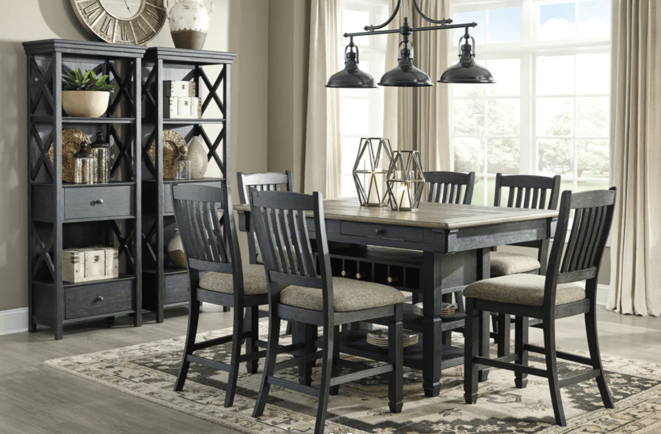 AshleyAshley D736 - 76 Display Cabinet - Black / Gray