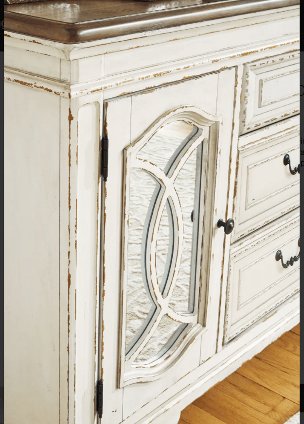 AshleyAshley D743 Realyn - Dining Room Server - Chipped White