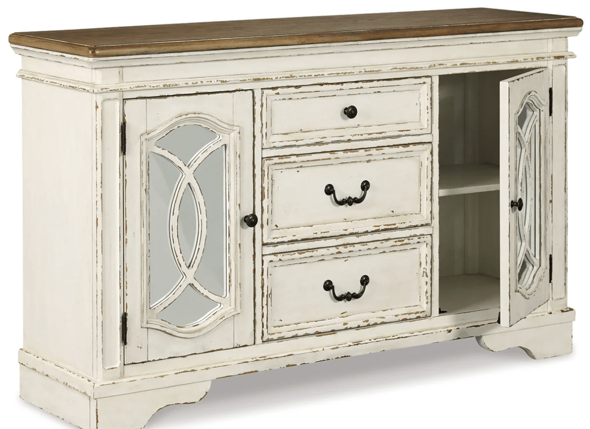 AshleyAshley D743 Realyn - Dining Room Server - Chipped White