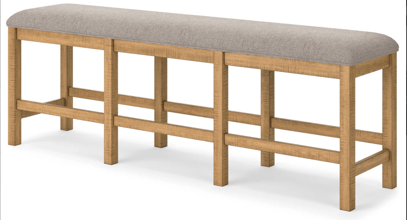 AshleyAshley D773 - 09 Havonplane - XL Counter Height Upholstered Dining Bench - Brown