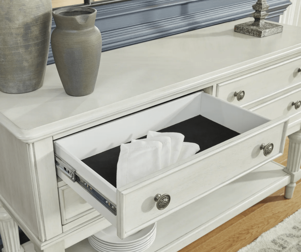 AshleyAshley D795 - 60 Montelaine - Dining Room Server - Antique White