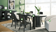 AshleyAshley D821 Rowanbeck - Oval Dining Room Table - Black