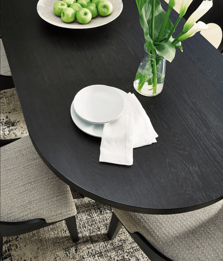 AshleyAshley D821 Rowanbeck - Oval Dining Room Table - Black