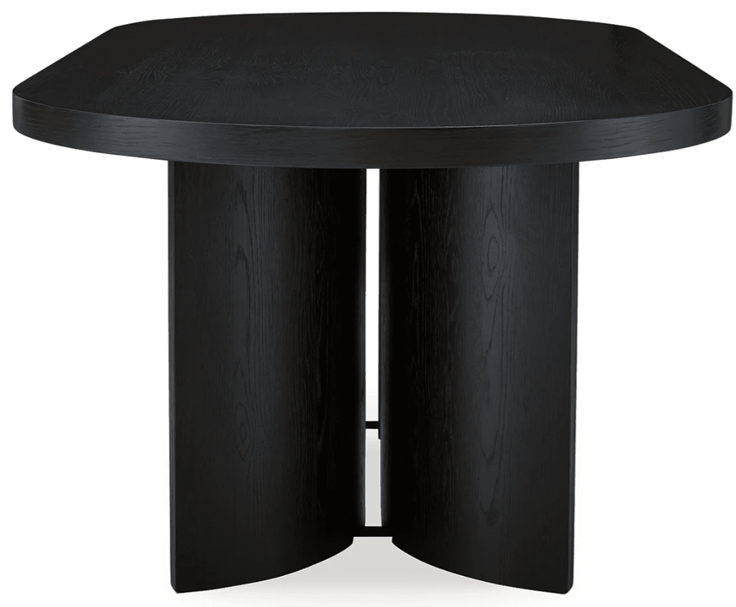 AshleyAshley D821 Rowanbeck - Oval Dining Room Table - Black