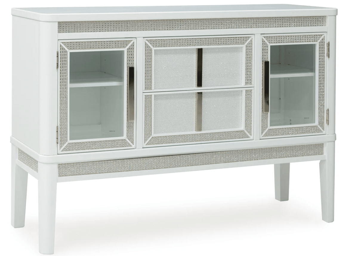 AshleyAshley D822 Chalanna - Rectangular Dining Room Extension Table - White