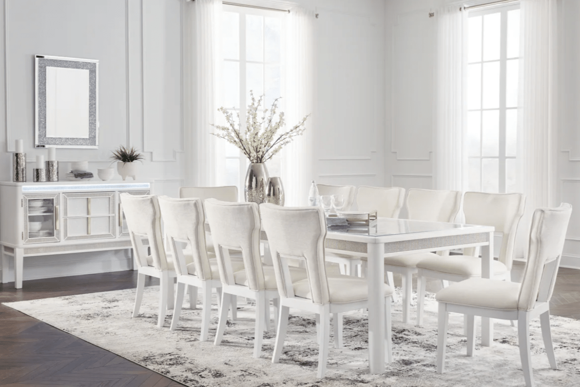 AshleyAshley D822 Chalanna - Rectangular Dining Room Extension Table - White