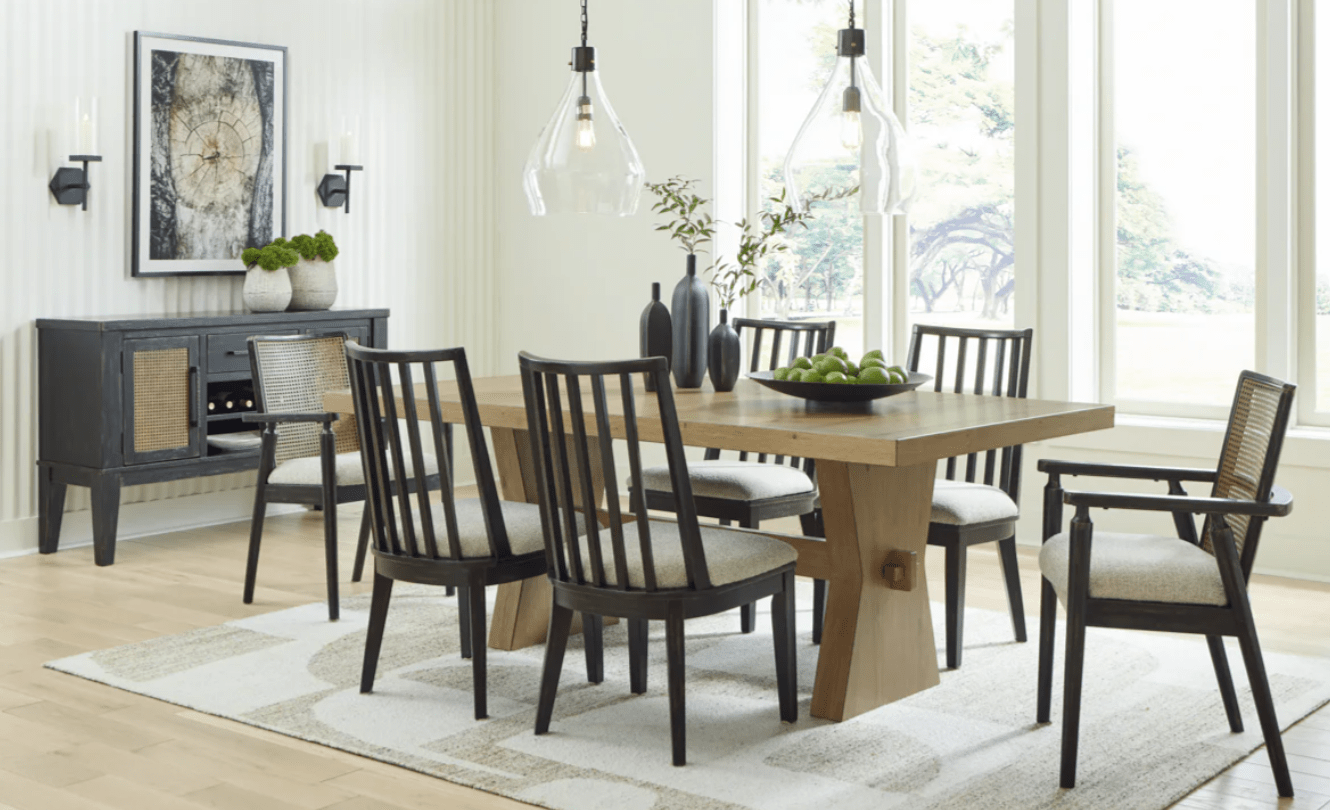 AshleyAshley D841 Galliden - Rectangular Dining Room Table - Light Brown