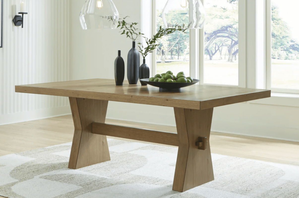 AshleyAshley D841 Galliden - Rectangular Dining Room Table - Light Brown