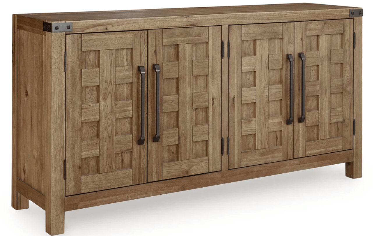 AshleyAshley D858 - 45 Ridgester - Rectangular Dining Room Extension Table - Light Brown