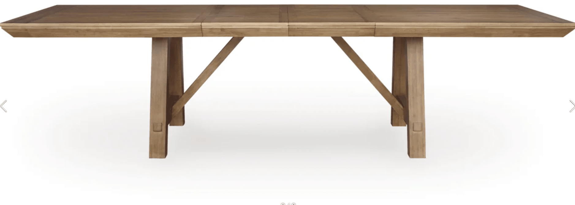 AshleyAshley D858 - 45 Ridgester - Rectangular Dining Room Extension Table - Light Brown