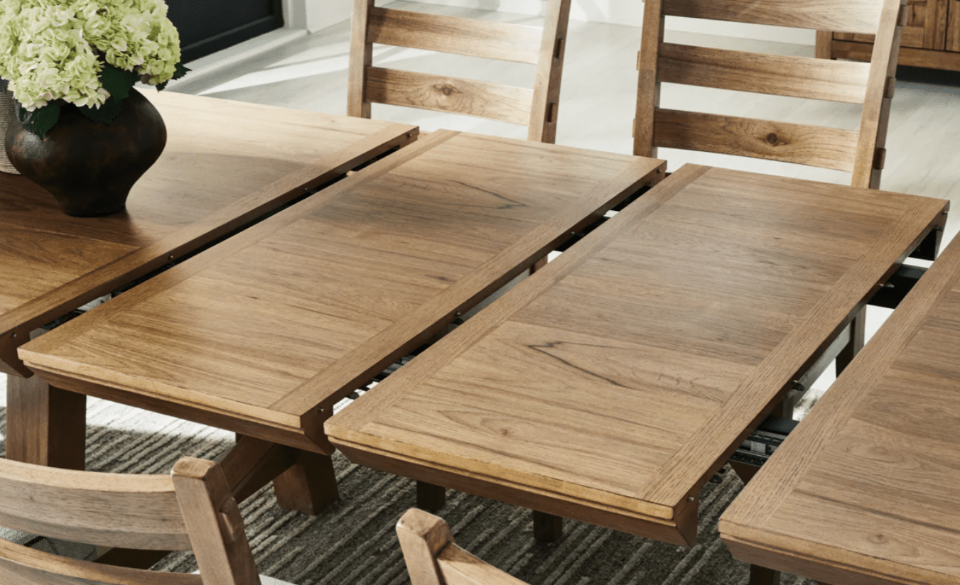 AshleyAshley D858 - 45 Ridgester - Rectangular Dining Room Extension Table - Light Brown