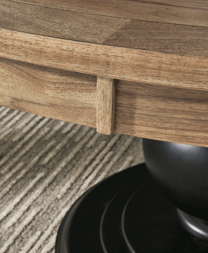 AshleyAshley D858 - 50 Ridgester - Dining Table - Light Brown