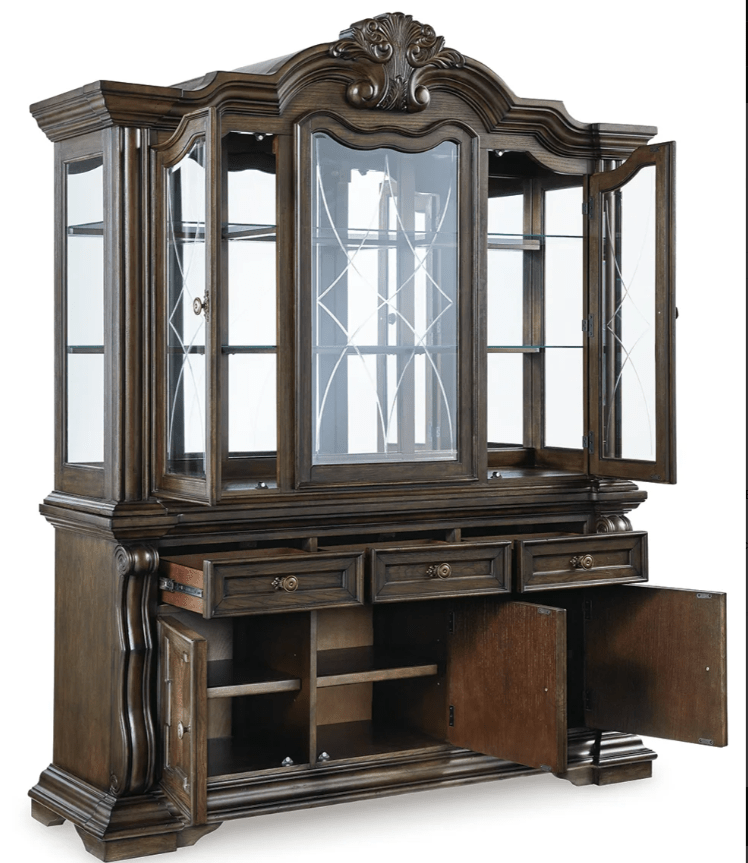 AshleyAshley D947 Maylee - Dining Buffet And Hutch - Dark Brown
