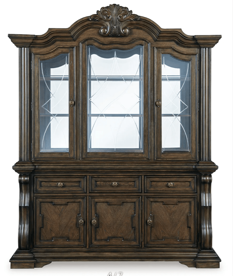 AshleyAshley D947 Maylee - Dining Buffet And Hutch - Dark Brown