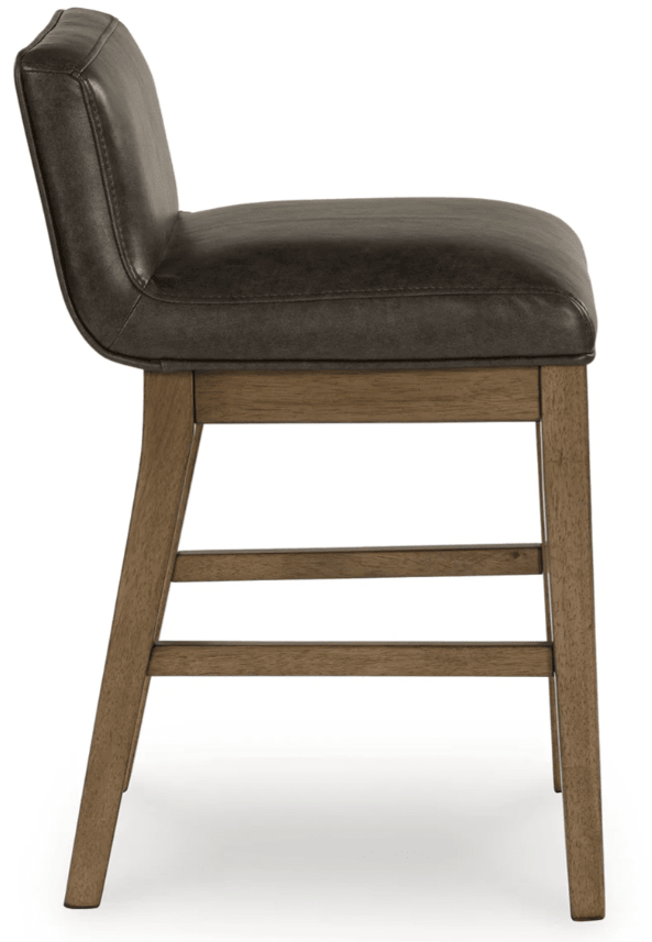 AshleyAshley D974 - 124 Cabalynn - Upholstered Barstool (Set of 2) - Two - tone Brown
