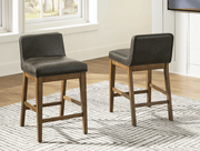 AshleyAshley D974 - 124 Cabalynn - Upholstered Barstool (Set of 2) - Two - tone Brown