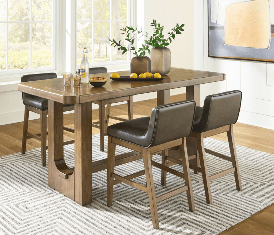 AshleyAshley D974 Cabalynn - 5 Pc / 7 Pc. - Rectangular Dining Room Counter Table