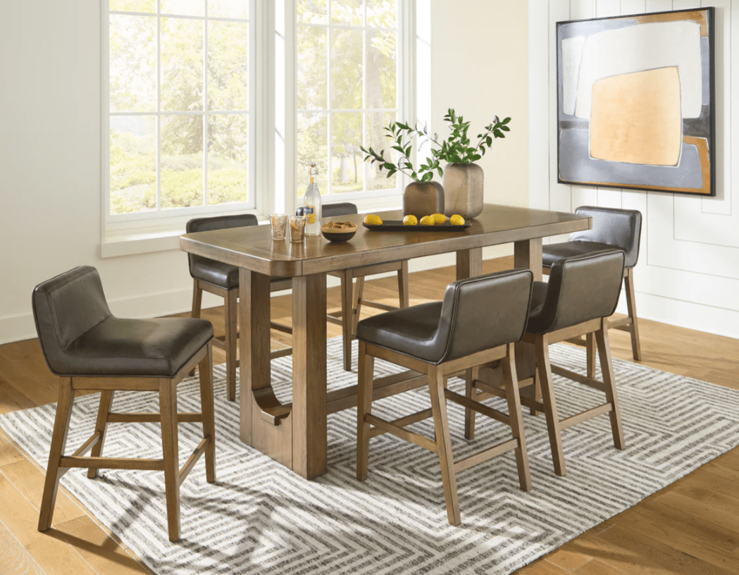 AshleyAshley D974 Cabalynn - 5 Pc / 7 Pc. - Rectangular Dining Room Counter Table